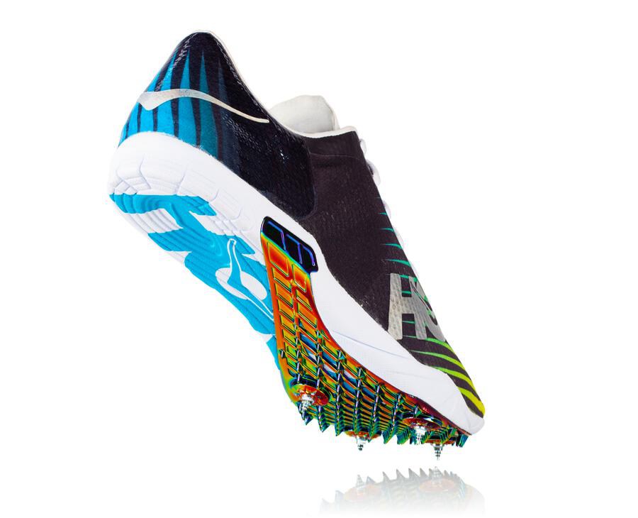 Hoka One One Mens Spikes - Speed Evo R - Black/White - RBKY89165
